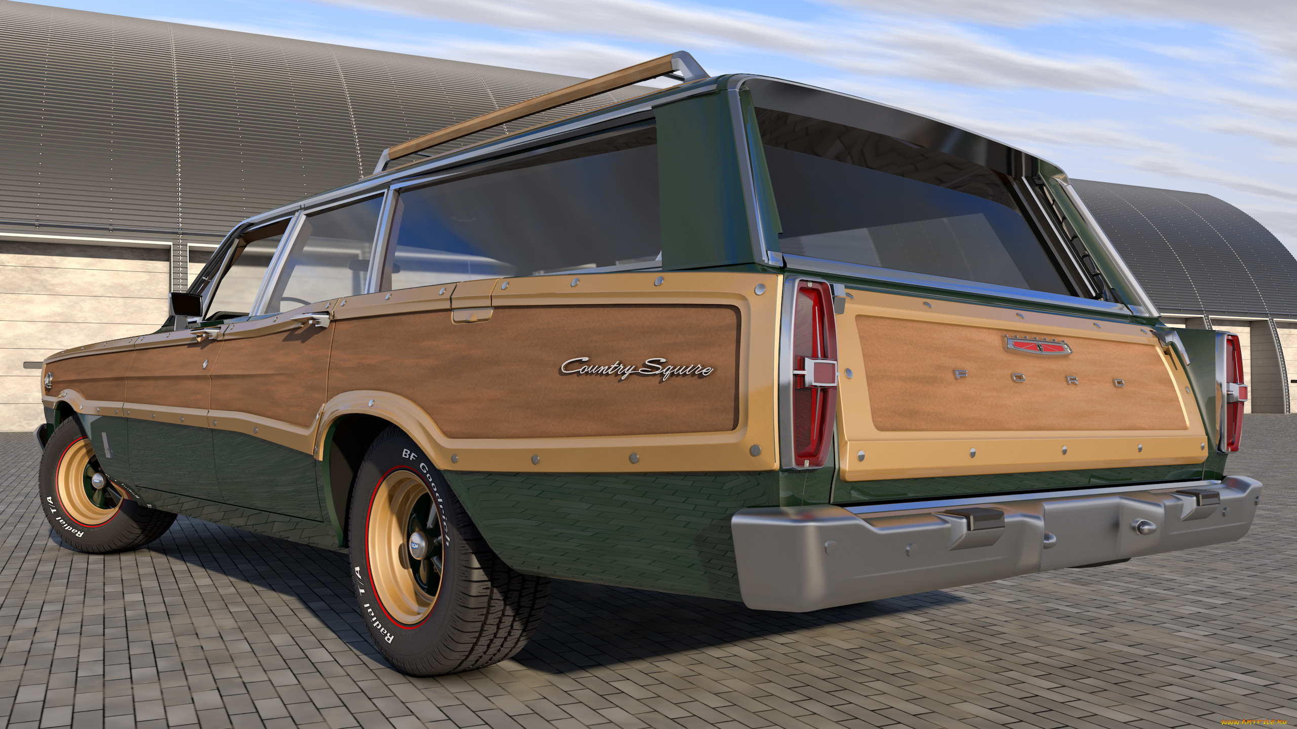 , 3, 1966, ford, country, squire